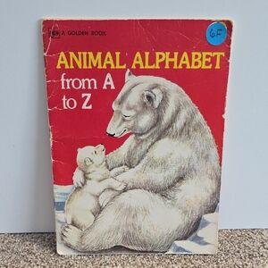 Vintage Children's Book - Animal Alphabet from A to Z - Vintage